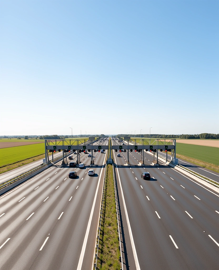 European motorway and vehicle transit