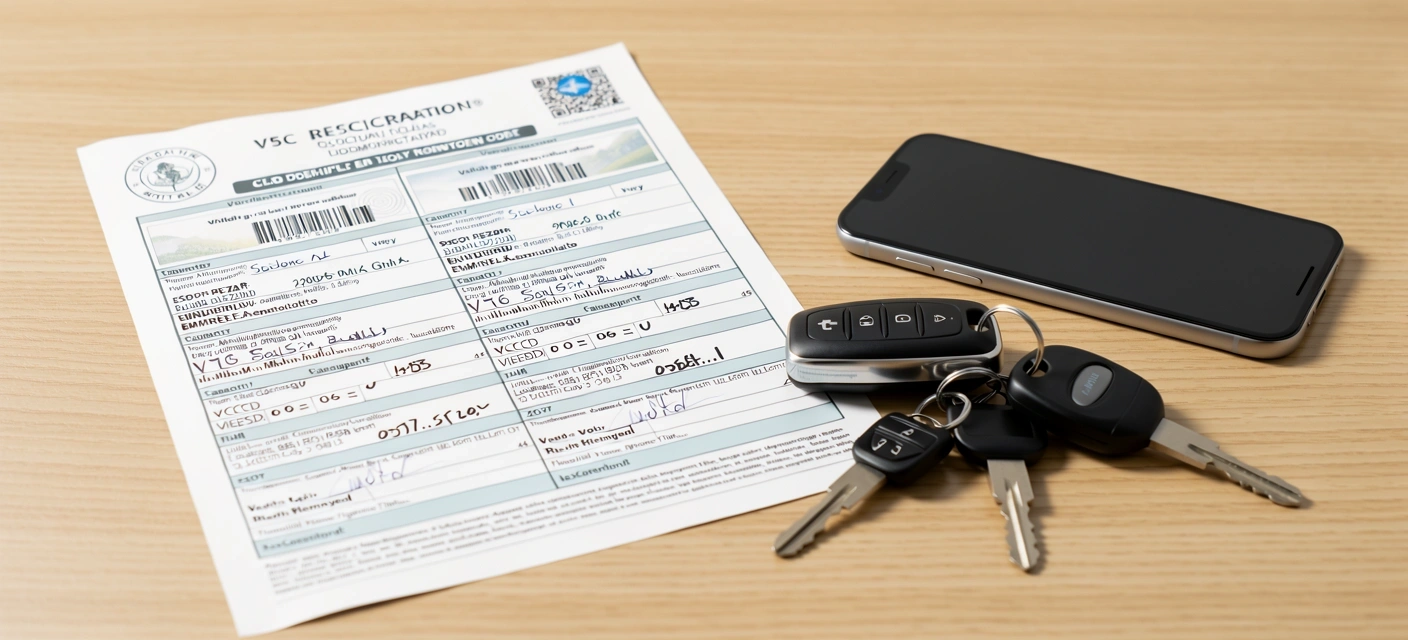 Vehicle registration documents